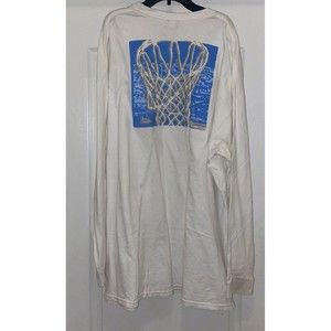vintage white Nike Live To Ball Basketball Long Sleeve T-Shirt Black Men 3XLT
